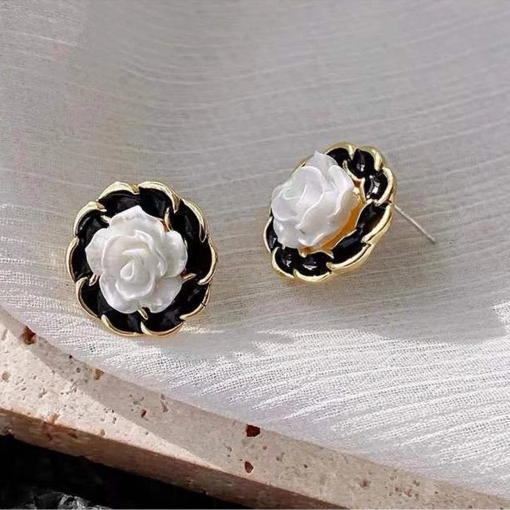 Rose Stud Earrings